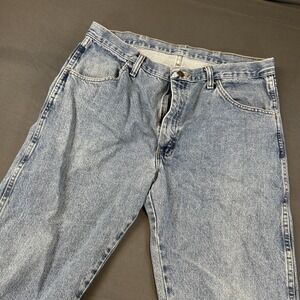 Rustler Jeans Mens Blue‎ Straight Pants 36/30 Denim 100% Cotton Casual Comfort